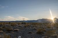 California Desert: Mountain Sunrise