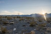 California Desert: Mountain Sunrise