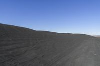 California Desert Terrain: A Clear Sky and Rugged Landscape