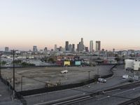 California High-Rise Skyscrapers: A Glimpse of Downtown Los Angeles