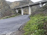 California Highway: Marvels of Architecture under Grey Skies