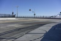 California Highway: Clear Sky and Urban Infrastructure