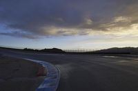 California Highway at Dawn: Bathed in Sunlight
