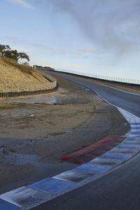 California Highway at Dawn: Bathed in Sunlight