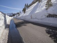 California Highway: Navigating the Mountain Pass in Winter