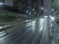 California Highway at Night: A Reflection of Urban Life