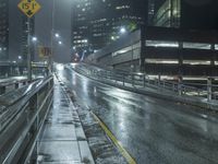 California Highway at Night: A Reflection of Urban Life