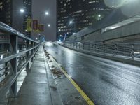 California Highway at Night: A Reflection of Urban Life