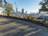 California Highway with Suburban Residential View 001