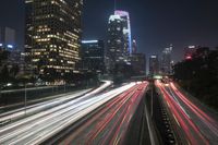California Highway: Urban Night Light