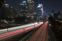 California Highway: Urban Night Light