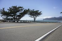 California Highway: Stunning Waterline and Lush Vegetation