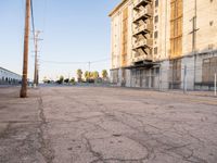 California Industrial Road with Clear Sky