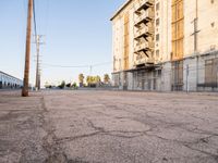 California Industrial Road with Clear Sky
