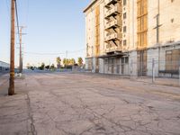 California Industrial Road with Clear Sky