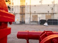 California Industrial Warehouse under Clear Skies