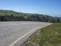 California Landscape: Clear Sky on a Mountain Pass