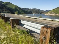 California Landscape: Clear Sky Over the Mountain Range