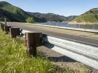 California Landscape: Clear Sky Over the Mountain Range