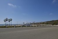 California Landscape: Coastal Road Under a Clear Sky