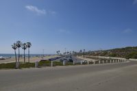 California Landscape: Coastal Road Under a Clear Sky