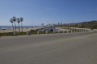 California Landscape: Coastal Road Under a Clear Sky