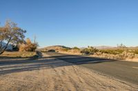 California Landscape: Endless Road Under a Clear Sky