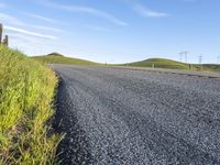 California Landscape: Green Fields and Rolling Hills