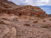 California Landscape: Grey Sky, Mountain Cliffs