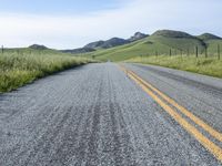 California Landscape: Low Hills and the Highway