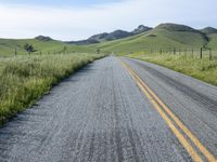 California Landscape: Low Hills and the Highway