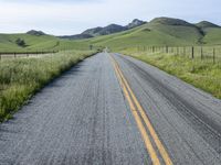 California Landscape: Low Hills and the Highway