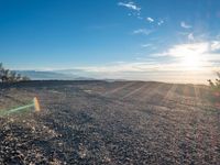 California Landscape: Mountain View and Sunshine