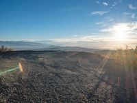 California Landscape: Mountain View and Sunshine