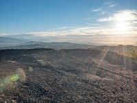 California Landscape: Mountain View and Sunshine