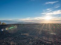 California Landscape: Mountain View and Sunshine