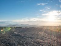 California Landscape: Mountain View and Sunshine