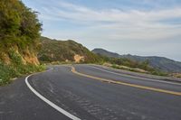 California Landscape: Nature's Beauty with Clouds in the Sky