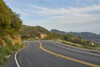 California Landscape: Nature's Beauty with Clouds in the Sky