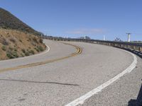 California Landscape: Nature and Trees with Yellow Line