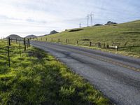 California Landscape on a Sunny Day: Green Grass and Sunshine