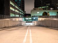 Urban Night in Long Beach, California