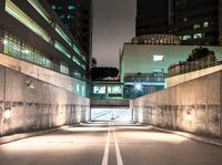 Urban Night in Long Beach, California