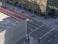 California Modern Architecture: Asphalt Road in Downtown LA