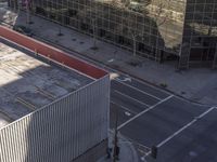 California Modern Architecture: Asphalt Road in Downtown LA