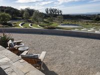 California Modern Architecture: Daytime Landscape View