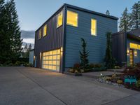 Modern Residential Home in California at Dawn