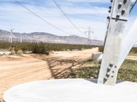 California's Mojave Desert: Dirt Roads Under Clear Skies