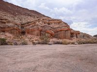 California Mountain Landscape: Rock Wall Formation