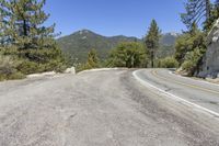 California Mountain Pass Road Asphalt 001